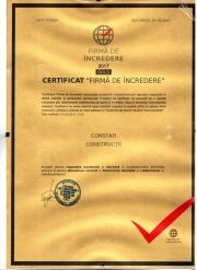 Certificat Firma de incredere 2017 Gold Constar
